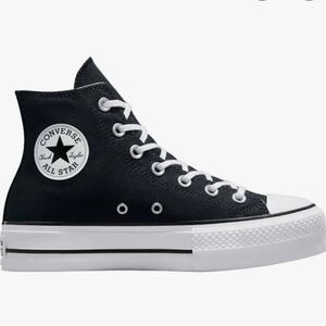 Converse All Star Black High-Top Sneakers Sz 8